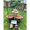 Image 2 : Outdoor Garden Decor and Accessories Lot