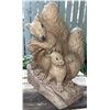 Image 3 : Outdoor Garden Decor Assortment with Rustic Wooden Bench