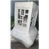 Image 4 : Outdoor Garden Decor Assortment with Rustic Wooden Bench