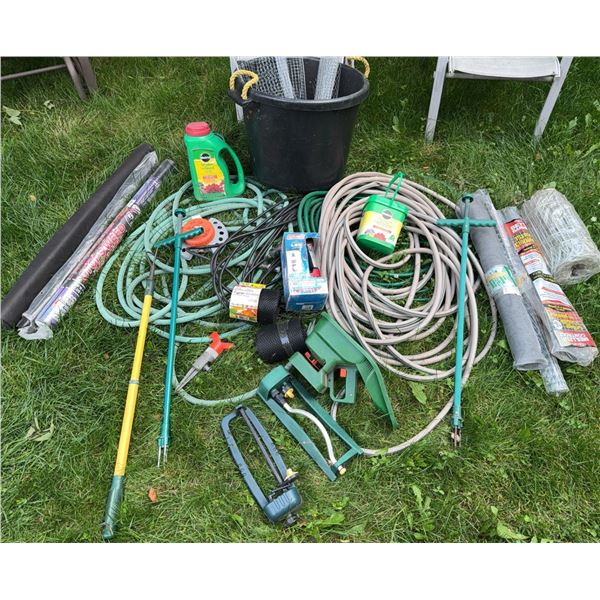 Lawn and Garden Tools, Hoses, Sprinklers, and Supplies