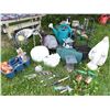 Image 1 : Outdoor Garden Decor and Tool Lot with Statues and Watering Can