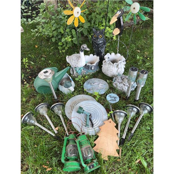 Outdoor Garden Decor and Lighting Collection