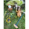 Image 1 : Outdoor Garden Decor and Tool Lot