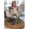 Image 3 : Kitchenware Lot with Ceramic Roosters, Teapot, Salt Shaker, and Decor