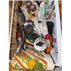 Image 5 : Kitchen Utensil and Gadget Lot With Towels and Storage Basket