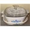 Image 4 : CorningWare Blue Cornflower Casserole and Saucepan Set