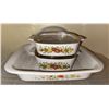 Image 2 : CorningWare Casserole Dishes with Lids and Pyrex Baking Dish Assortment