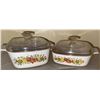 Image 5 : CorningWare Casserole Dishes with Lids and Pyrex Baking Dish Assortment