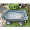 Image 1 : Yardworks Utility Garden Cart with Plastic Bed and Pneumatic Tires