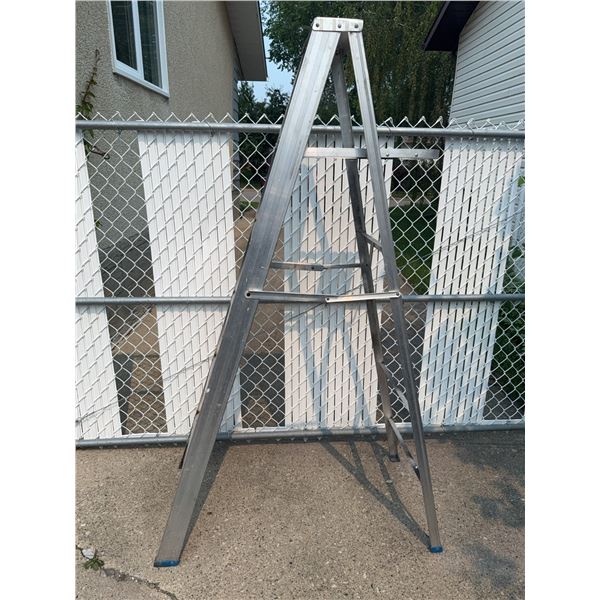 Aluminum 6-Step Folding Ladder