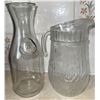 Image 5 : Clear Glass Drinkware and Pitcher Set, 32 Pieces