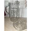 Image 6 : Clear Glass Drinkware and Pitcher Set, 32 Pieces