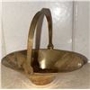 Image 2 : Brass Decorative Group: Two Pheasant Figurines, Basket, and Planter