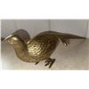 Image 4 : Brass Decorative Group: Two Pheasant Figurines, Basket, and Planter