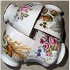 Image 4 : English Bone China Tea Set with Teapot, Cups, and Saucers