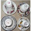 Image 7 : English Bone China Tea Set with Teapot, Cups, and Saucers