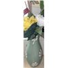 Image 3 : Decorative Wooden Wall Shelves, Ceramic Vases, and Swan Figurine Group