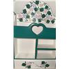 Image 4 : Decorative Wooden Wall Shelves, Ceramic Vases, and Swan Figurine Group