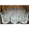 Image 5 : Cut Glass Barware Set with Glasses, Shakers, and Covered Dishes