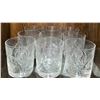 Image 6 : Cut Glass Barware Set with Glasses, Shakers, and Covered Dishes