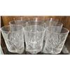 Image 7 : Cut Glass Barware Set with Glasses, Shakers, and Covered Dishes