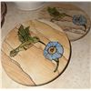 Image 4 : Home Decor Lot with Glass Plates, Figurines, Coasters, and Candles
