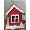 Image 2 : Footstool With Floral Upholstery, Heart-Shaped Clock, Metal Tin and Decorative House