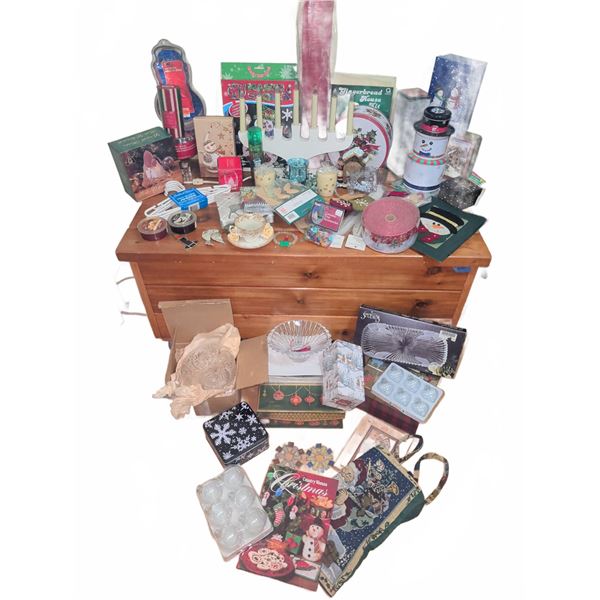 Christmas Decor, Glassware, and Holiday Craft Accessories