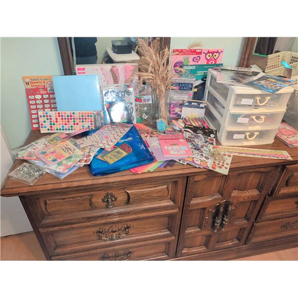 Large Assortment of Crafting and Scrapbooking Supplies