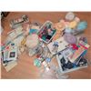 Image 1 : Large Assorted Lot of Craft Supplies and Holiday Decor