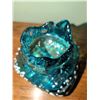 Image 8 : 3 Signed Hand-Blown Studio Art Glass Vases