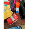 Image 9 : Large Office Supply Lot with Paper, Binders, and Tools