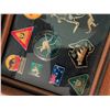 Image 3 : Framed Collection of Australian Themed Pins and Badges