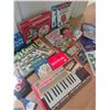 Image 4 : Board Games, Puzzle Books, and Bontempi Organ Lot