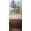 Image 1 : Painted Metal Bedside Cabinet with Drawer and Lower Door