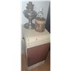 Image 2 : Painted Metal Bedside Cabinet with Drawer and Lower Door
