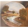 Image 3 : Hand-Painted Saw Blade Tabletop and Painted Hand Saw Decor