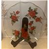 Image 6 : Ceramic Figures, Painted Glass Plate, and Stained Glass Art