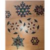 Image 1 : Stained Glass Snowflake Sun Catcher Lot