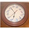 Image 3 : Metal Mesh 3-Tier Shelf, Nesting Tables, and Bird Wall Clock Assortment