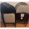 Image 2 : 6 Upholstered Metal Folding Chairs