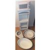 Image 1 : Honeywell Air Purifier, White Cabinet, and Enamel Basins Group
