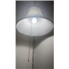 Image 3 : Hanging Ceiling Pendant Lamp with Fabric Shade and Pull Chain