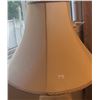 Image 3 : Ceramic Table Lamp with Cottage Scene and Fabric Shade