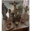 Image 1 : Angel Figurines, Decorative Plate, Candles, and Trinkets
