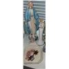 Image 3 : Angel Figurines, Decorative Plate, Candles, and Trinkets