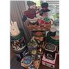 Image 1 : Christmas Décor and Holiday Tins Lot
