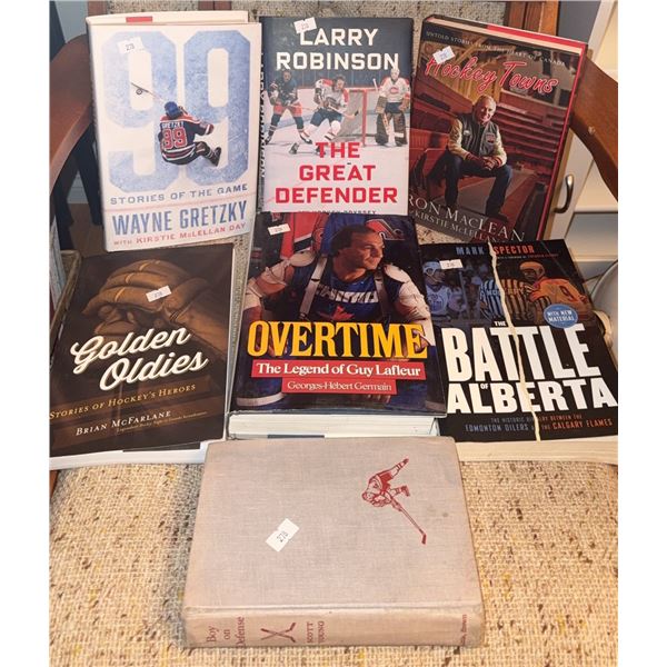Six Canadian Hockey Books