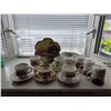 Image 1 : English Fine Bone China Teacup Sets and Decorative Plates