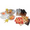 Image 1 : Autumn Leaf Decor Lot: Bowl Set, Glassware, Napkins